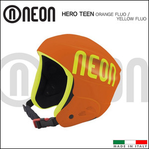 네온 HERO TEEN 히어로 틴 스키 헬멧 (Orange Fluo/Yellow Fluo)