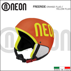 네온 FREERIDE 프리라이드 스키 헬멧/스노우보드 헬멧 (Orange Fluo/Yellow Fluo)