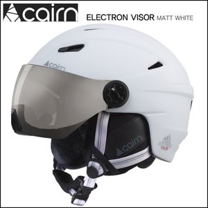1819 캐언 ELECTRON VISOR 스키 헬멧/스노우보드 헬멧 (Matt White)