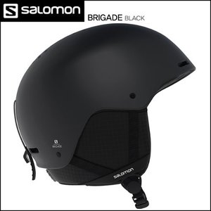 1819 살로몬 BRIGADE 스키 스노우보드 헬멧 (Black)