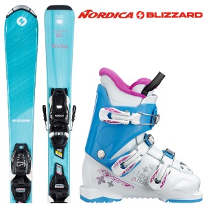 블리자드 PEARL JR + 노르디카 LITTLE BELLE 3 주니어 스키 세트