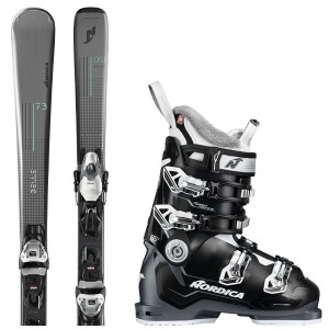 노르디카 BELLE 73 FDT ANTHRACITE + SPEEDMACHINE 85 W 여성용 스키 세트