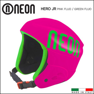 네온 HERO JR 아동용 스키 헬멧 (Pink Fluo / Green Fluo)