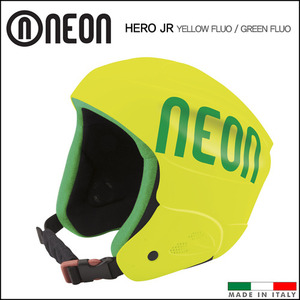 네온 HERO JR 아동용 스키 헬멧 (Yellow Fluo / Green Fluo)