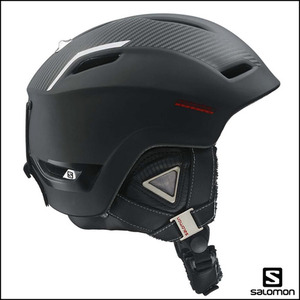 살로몬 PHANTOM AUTO C.AIR 스키 스노우보드 헬멧 (Black carbon)